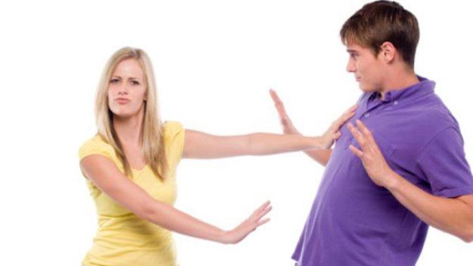 How do you push away someone you like?