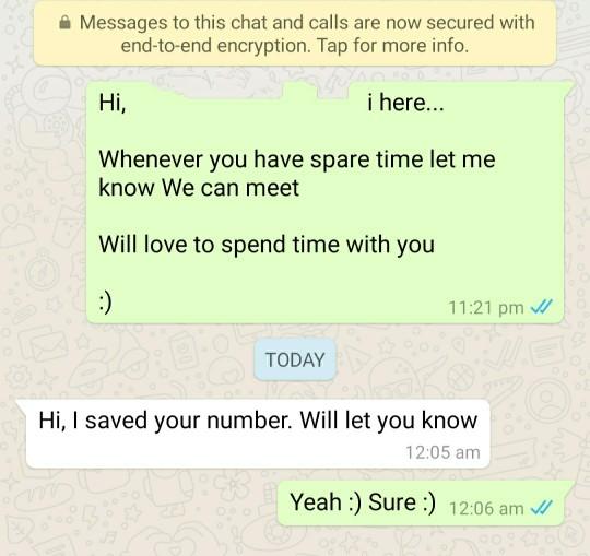 Do I need to chase my crush even after she says I'll let you know about our meetup?