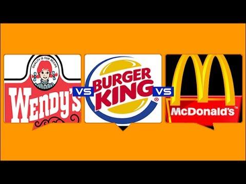 McDonald's versus Burger King versus Wendy's? Which fast food chain serves the best food?