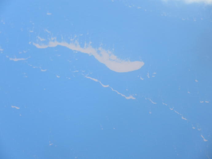 What is this strange orange stuff I always see when flying over the Gulf of Mexico and Caribbean?