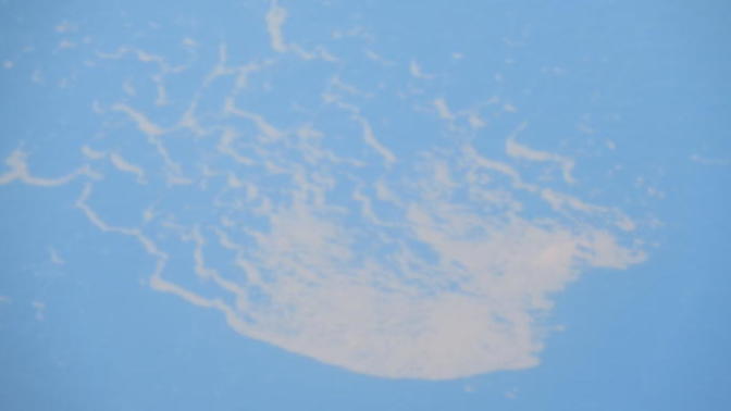 What is this strange orange stuff I always see when flying over the Gulf of Mexico and Caribbean?