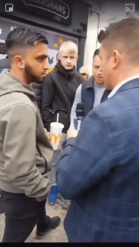How can the UK still say they don't have a milkshake throwing problem?