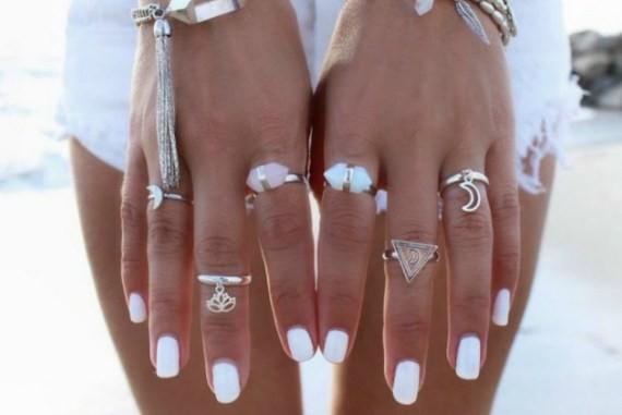 What do you think of the white nail polish on toes?