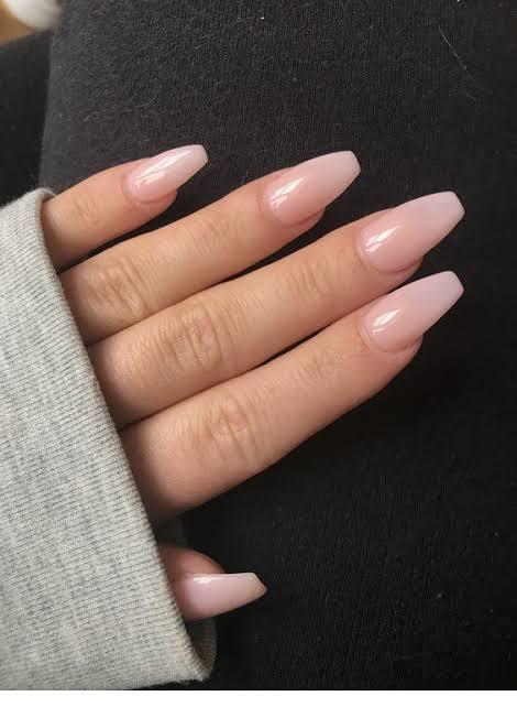 Are slightly long and pink nails like this attractive on women?