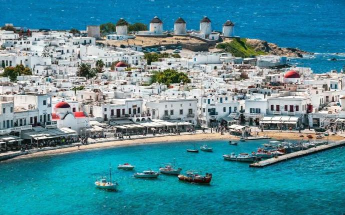 Would you rather visit Santorini or Mykonos??
