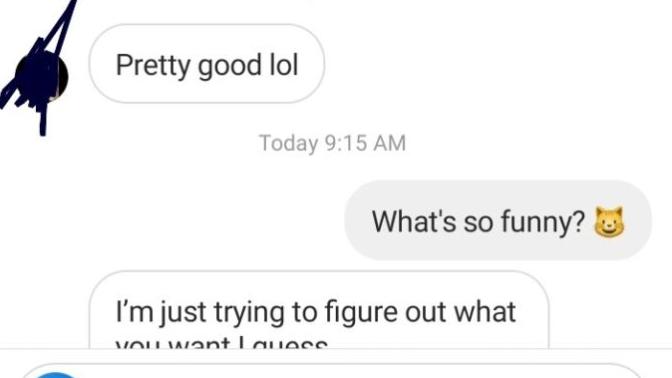 I sent this girl from my high school from 9 years ago a text message asking her how she was doing, does she like me?