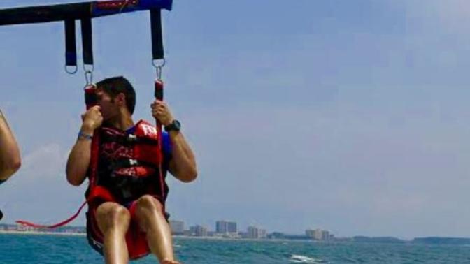 Parasailing Over 🦈 Infested Water?