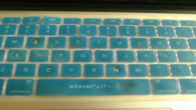 What are your most and least worn down keys on your keyboard?