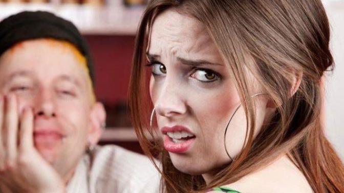 What are signs you give off when you don't like someone?