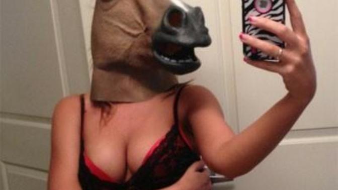 Why is she wearing a horse mask?