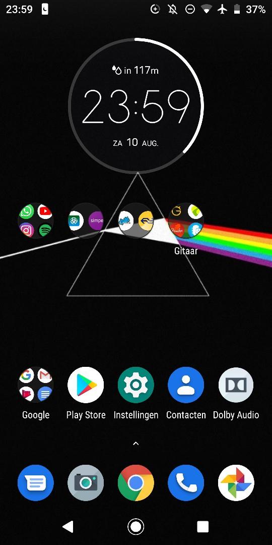 Screenshot your phone home screen?