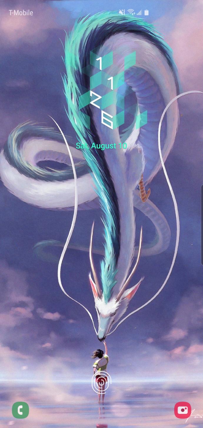 Screenshot your phone home screen?