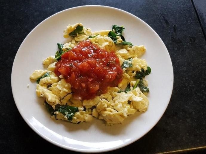 Eggs with Ketchup or Salsa?