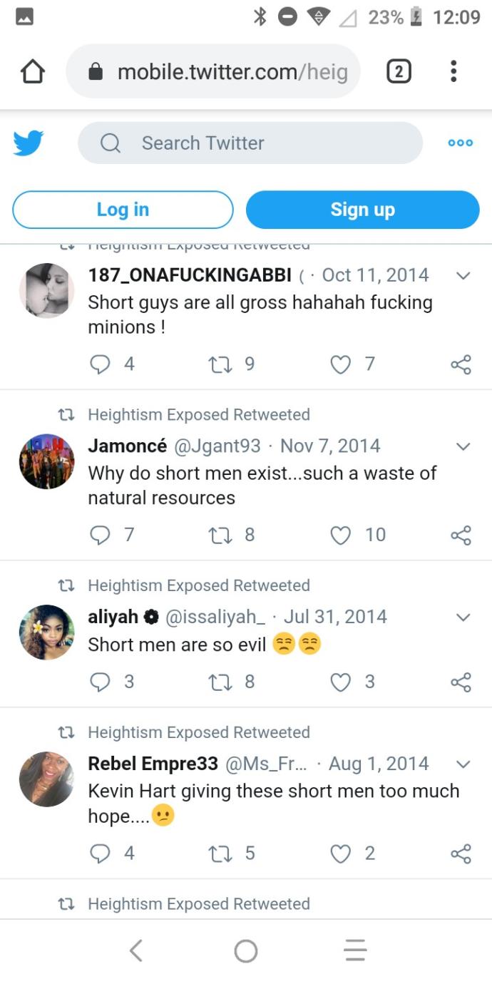 What do you think about these tweets from women on short guys?