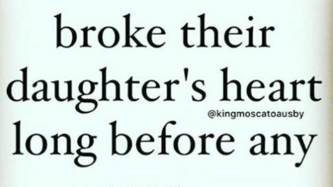Lots of fathers broke their daughter’s hearts before any man could. Did your father abandon you?