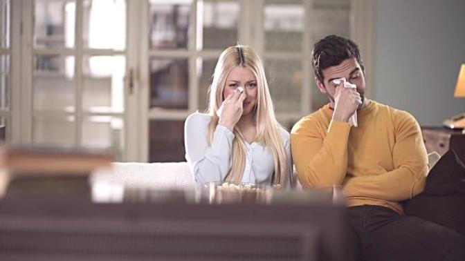Why do (some) women start crying too when their boyfriend cries?