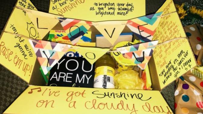 What would you put in a self care / cheer up box for a friend?
