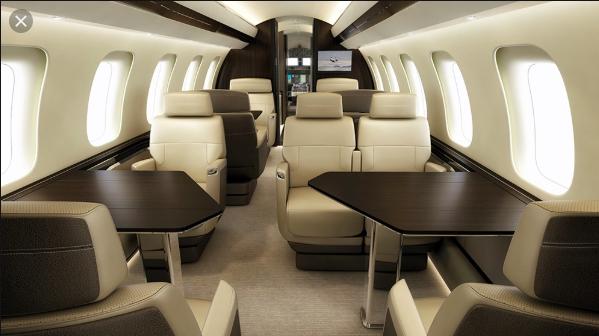 Global 7500 interior