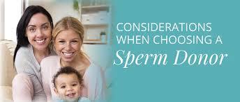 How do single girls, or lesbian couples, pick the sperm donor for artificial insemination?
