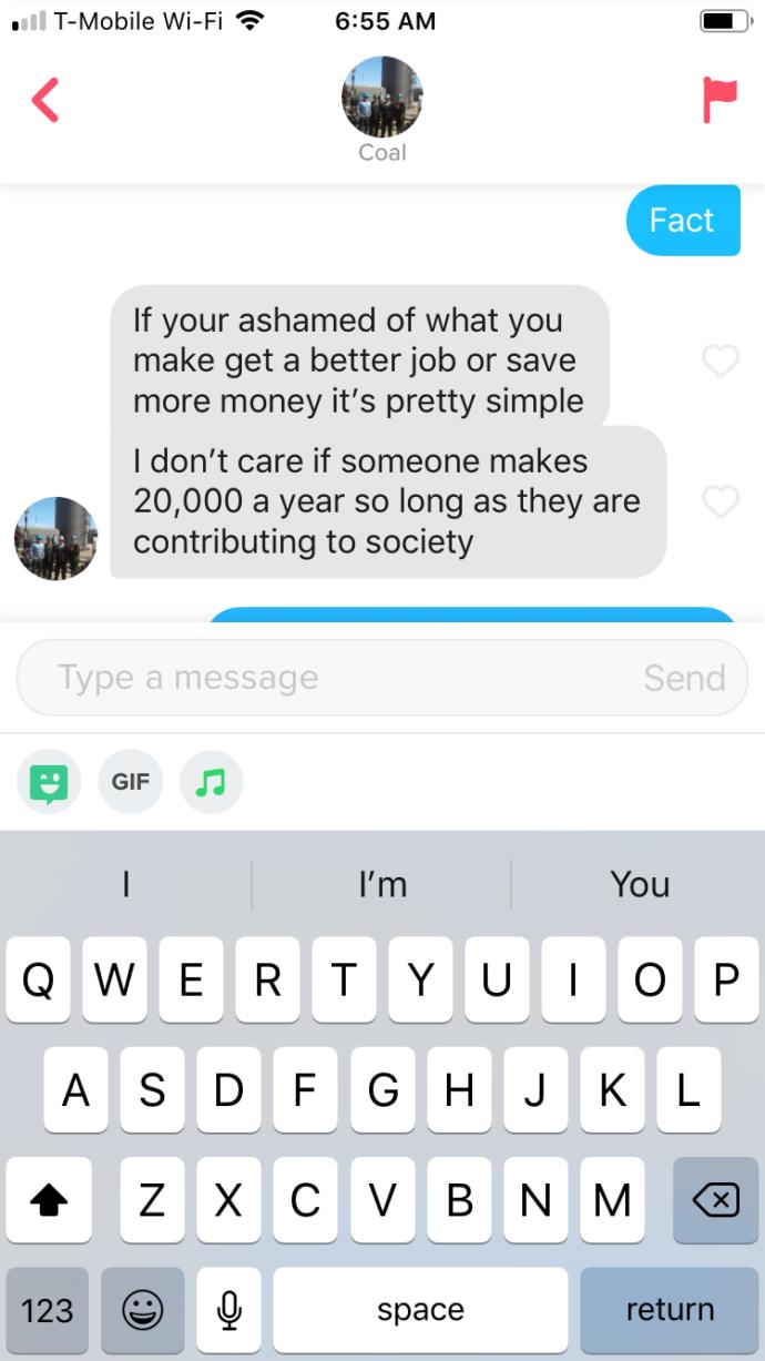 How was this tinder conversation?
