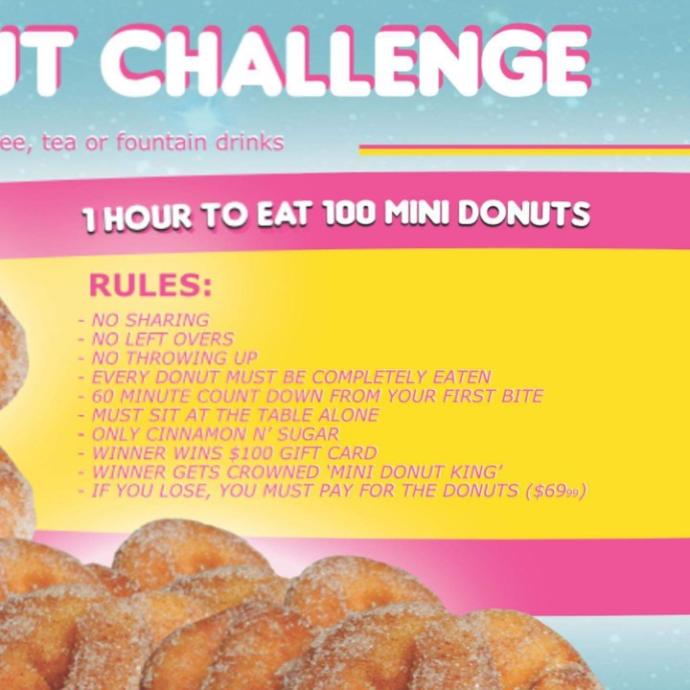 Can you complete this donut challenge?