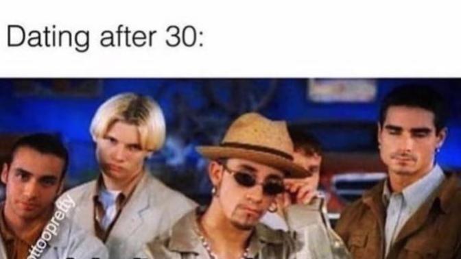 Dating after 30, is this picture true or false?