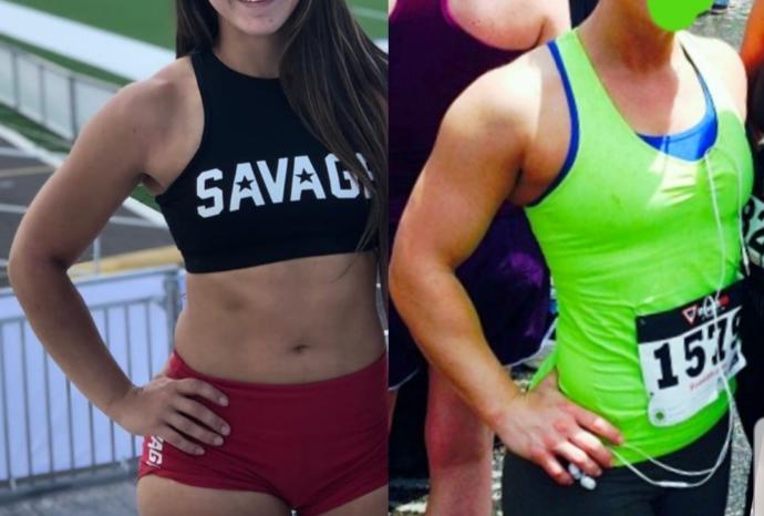 Which of these girls do you think has better genetics for fitness/muscle development?