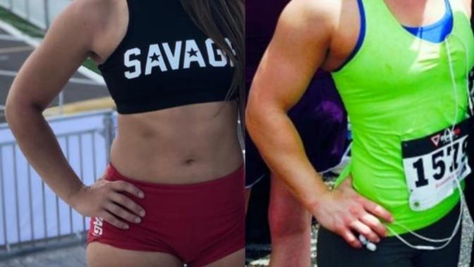 Which of these girls do you think has better genetics for fitness/muscle development?