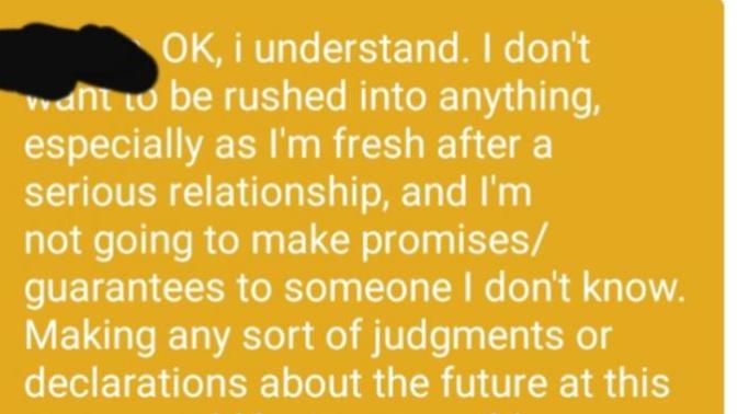 What is this lady trying to achieve? Genuine Dating, an ego trip or something else?