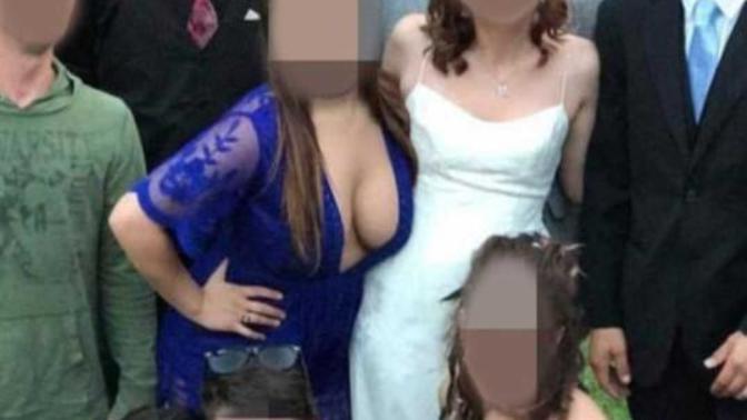 Bridesmaid upstaging the bride?