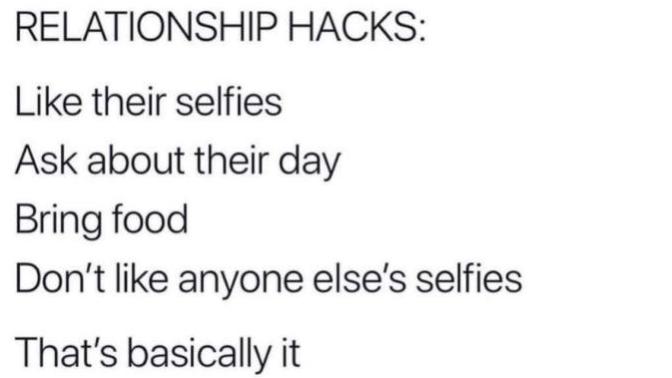 Do you think it’s okay for guys with SO’s to like other girls’ selfies?