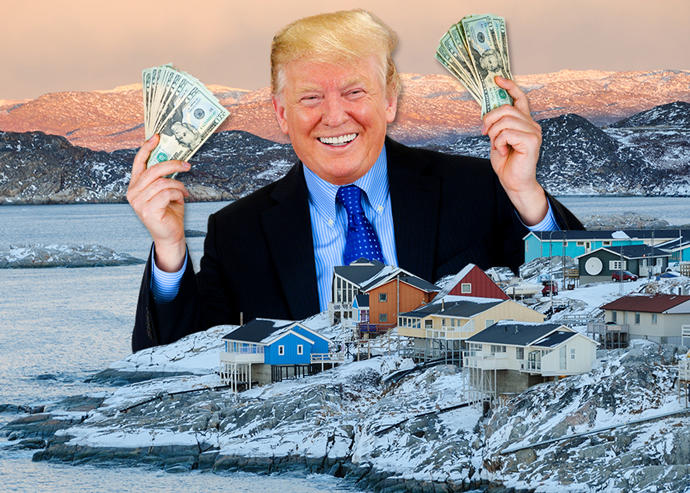 Should Trump lead a military invasion to take Greenland by force, since greedy Danes don't wanna sell it?