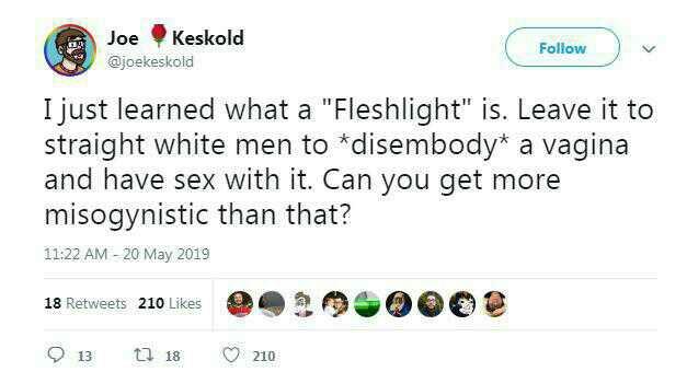 Are fleshlights misogynistic?