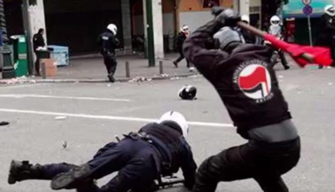 Should police open up on these Antifa criminals?