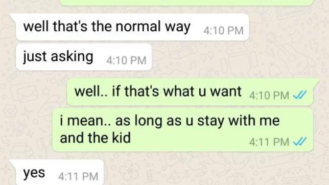 Kid before marriage?
