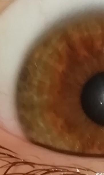 According to this chart, what colour are your eyes?