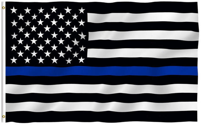Why are some American flags black?