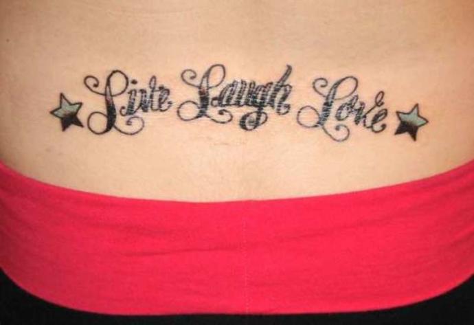 Which design for a lower back tattoo?