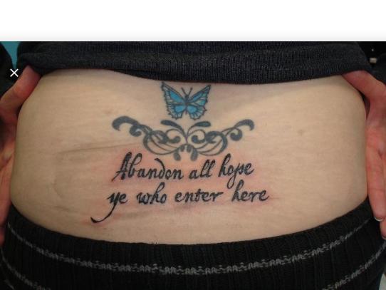 Which design for a lower back tattoo?