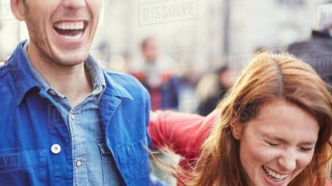Has your date/partner ever cracked a joke to relieve tension?
