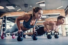 Which time of the day do you train at the gym?