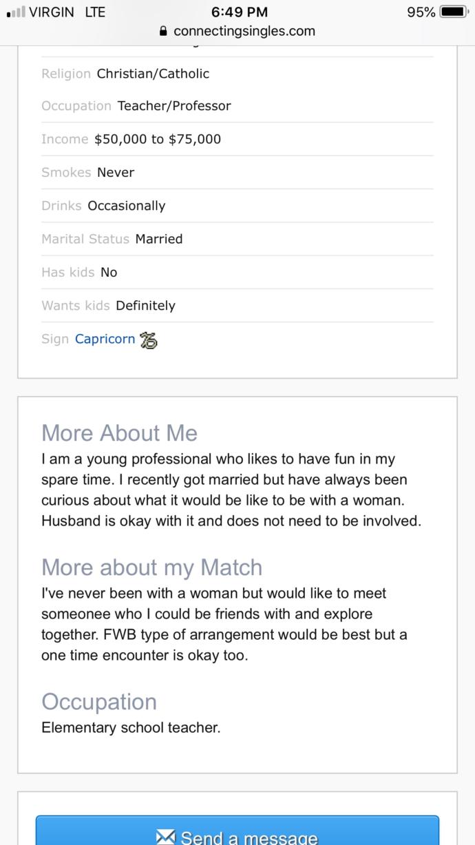 Do you girls have a high standard for men but no standards for women?