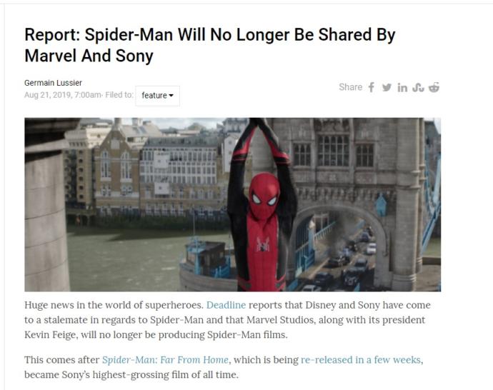 Marvel Studios will no longer be producing Spider-Man films: What do you think?