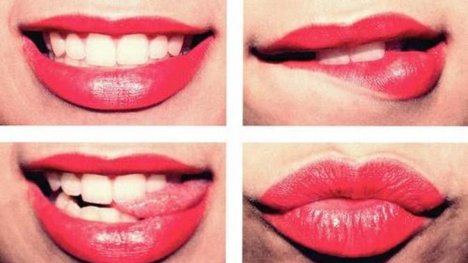 Girls, how do you naturally position your lips?