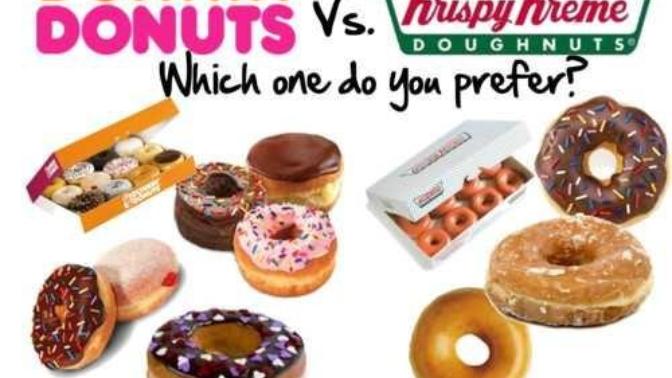 Dunkin Donuts ☕ or Krispy Kreme 🍩?