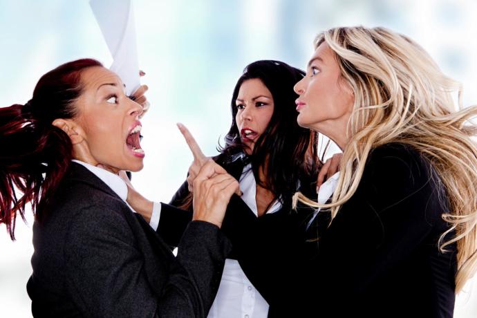 Girls, have you ever gotten physical with another girl? Guys have you ever seen 2 girls fighting?