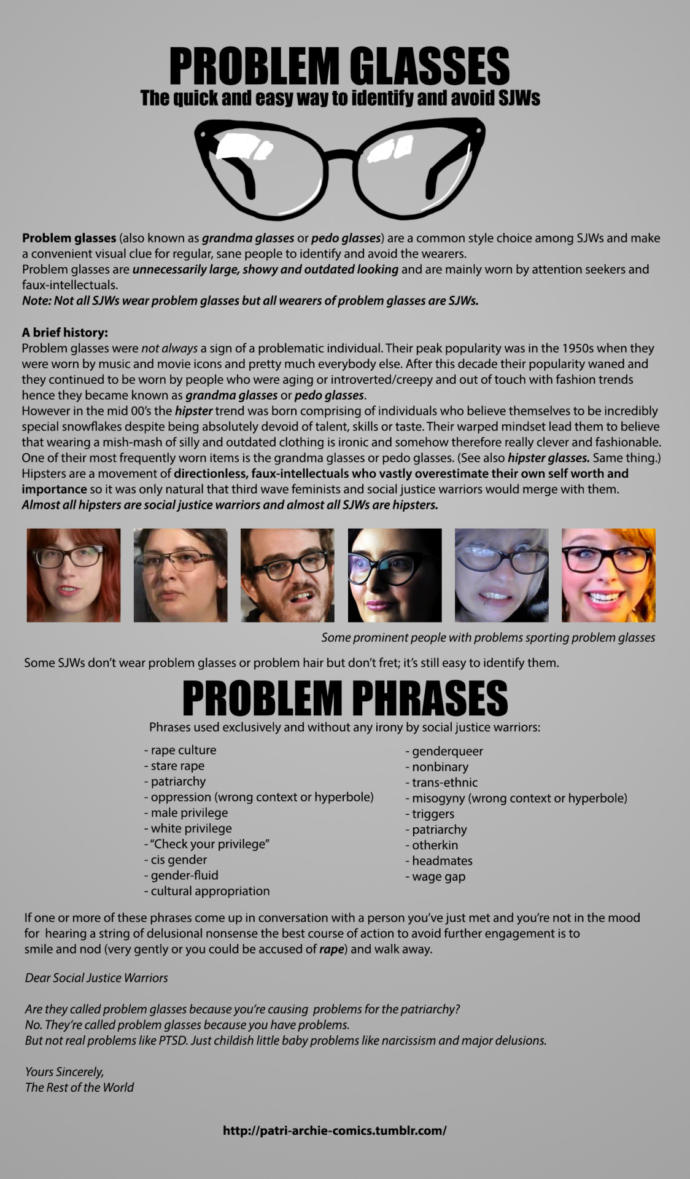 Why does every girl wear glasses?