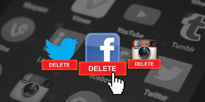 How has deleting social media benefited you?
