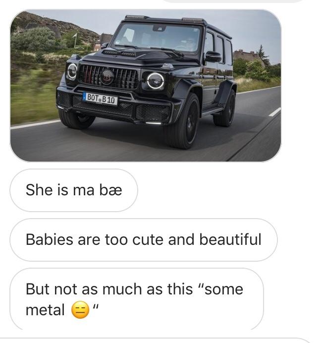Men, Would You Rather Have A Baby Or Your Dream Car?