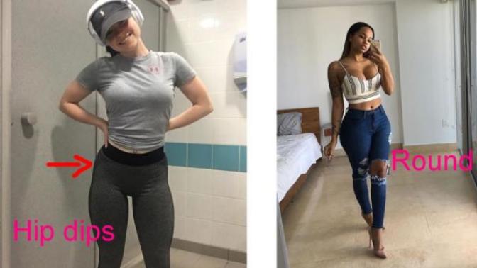 Are hip dips unattractive? Do guys prefer hip dips or round hips?